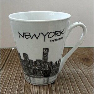 JAY JOSHUA New York The Big Apple Skyline Coffee Cup Mug